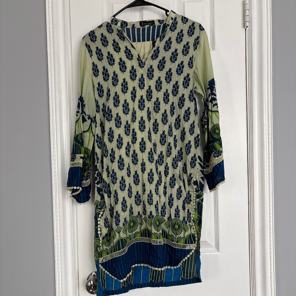 2 piece shalwar kameez suit set light green blue lawn suit bengali pakistani